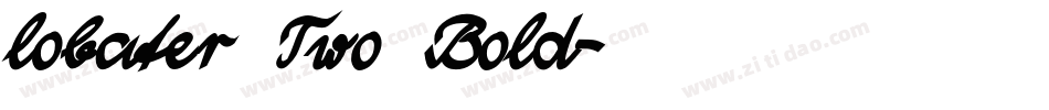 lobater Two Bold字体转换
